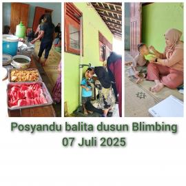 Pelayanan Posyandu Kalurahan Girisekar Tingkatkan Kesehatan Anak dan Lansia